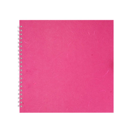 11x11 Square, Bright Pink Sketchbook by Pink Pig International