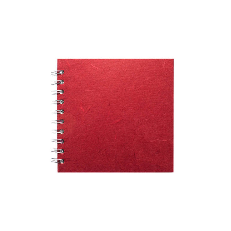6x6 Square, Red Sketchbook by Pink Pig International