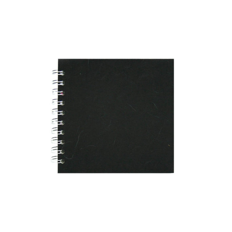 6x6 Square, Black Sketchbook by Pink Pig International