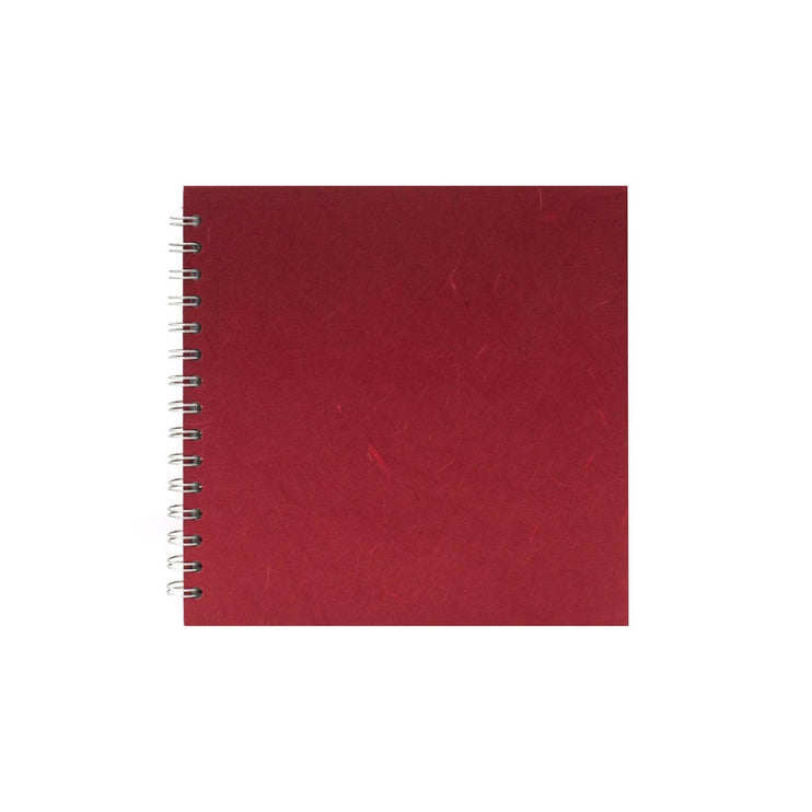 8x8 Square, Red Sketchbook by Pink Pig International