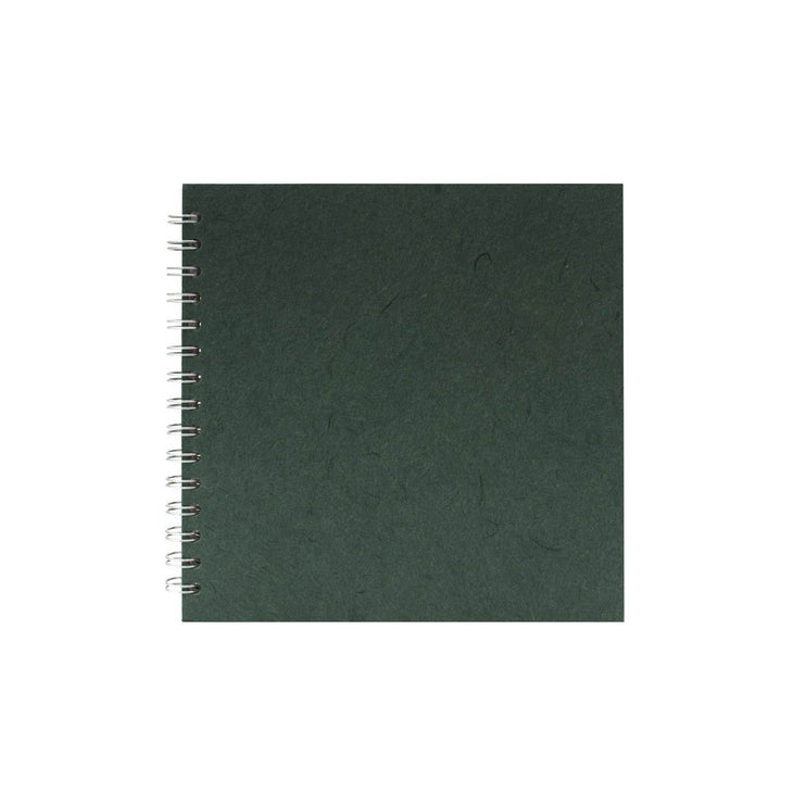 8x8 Square, Dark Green Sketchbook by Pink Pig International
