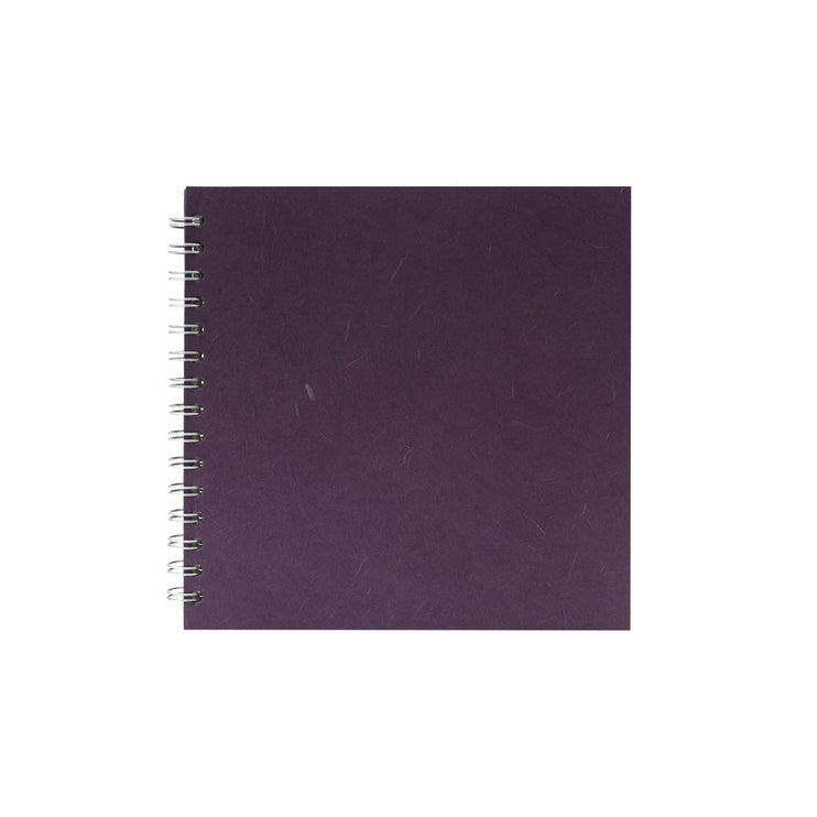 8x8 Square, Aubergine Watercolour Book by Pink Pig International