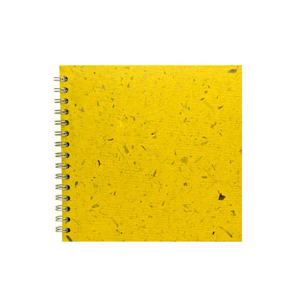 8x8 Square, Wild Yellow Sketchbook by Pink Pig International
