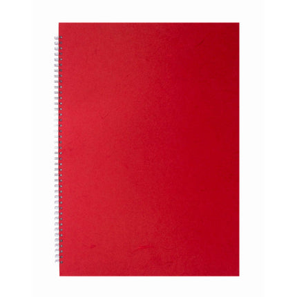 A2 Portrait, Red Sketchbook by Pink Pig International