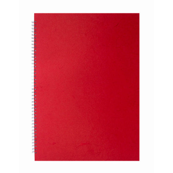A2 Portrait, Red Sketchbook by Pink Pig International