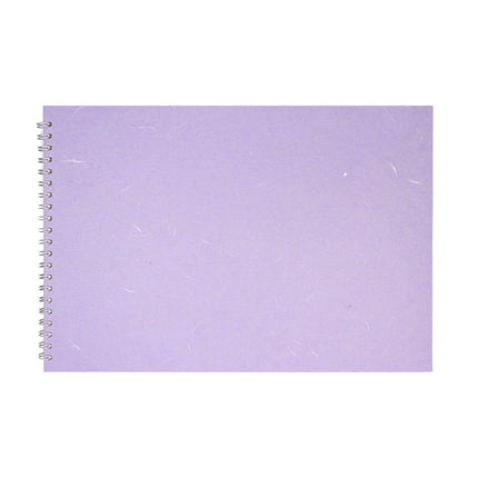 A3 Landscape, Lilac Watercolour Book by Pink Pig International