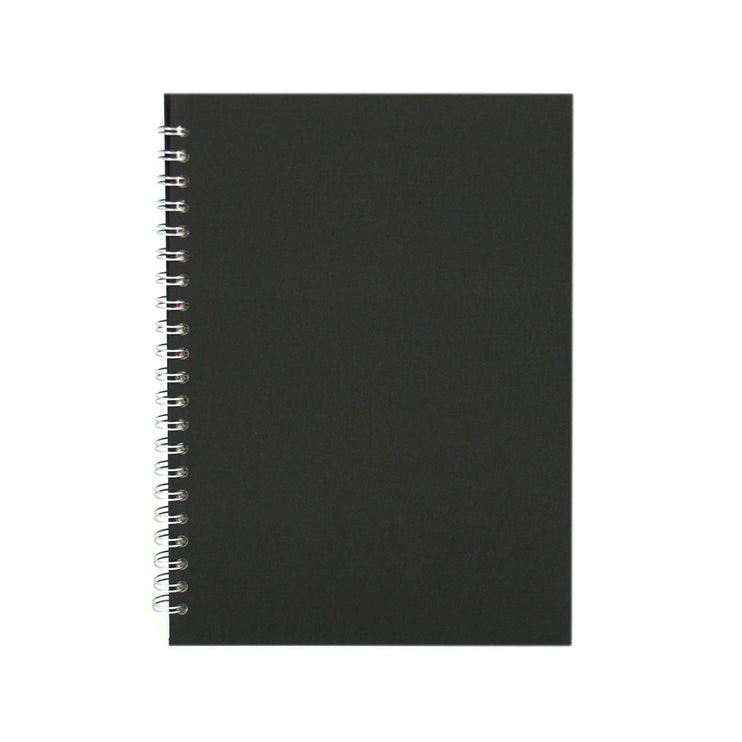 A4 Portrait, Black Notebook by Pink Pig International
