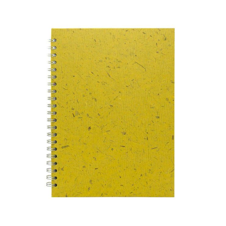 A4 Portrait, Wild Yellow Sketchbook by Pink Pig International