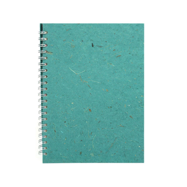 A4 Portrait, Turquoise Notebook by Pink Pig International