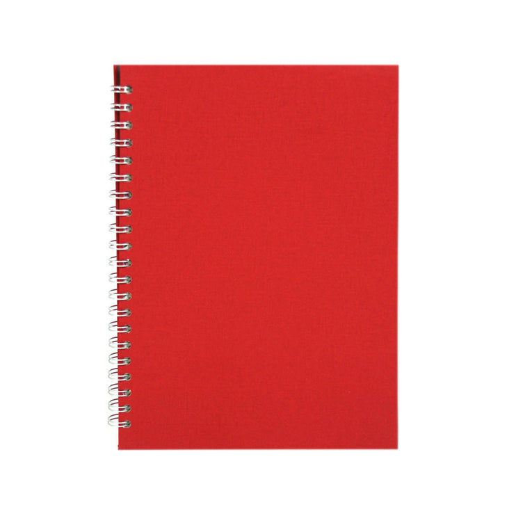 A4 Portrait, Eco Red Notebook by Pink Pig International