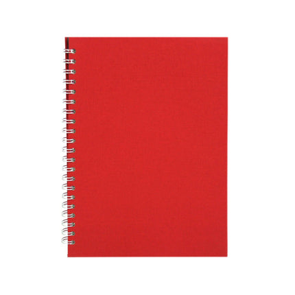 A4 Portrait, Eco Red Sketchbook by Pink Pig International