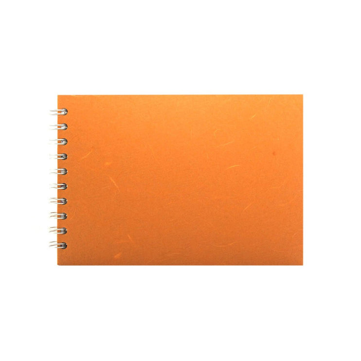 A5 Landscape, Orange Watercolour Book by Pink Pig International