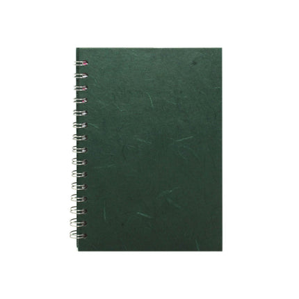 A5 Portrait, Dark Green Sketchbook by Pink Pig International