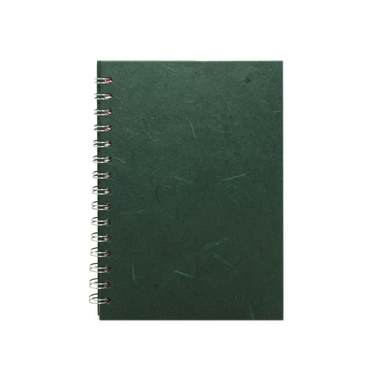 A5 Portrait, Dark Green Sketchbook by Pink Pig International