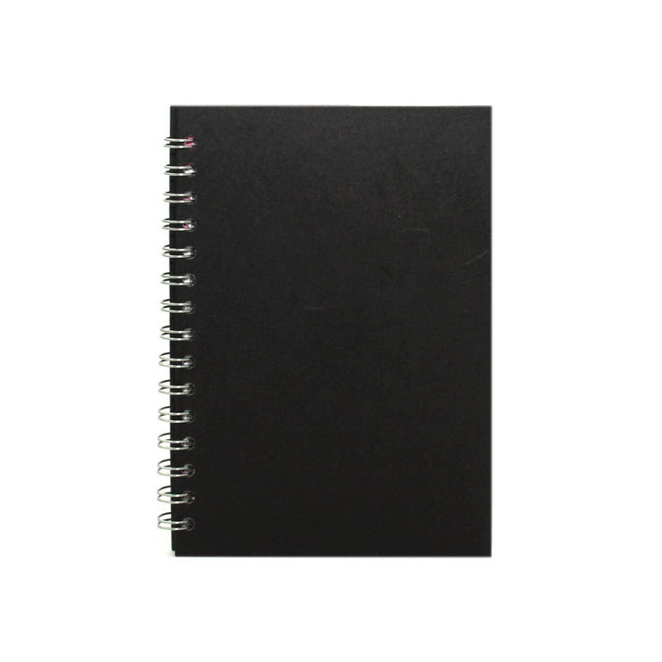A5 Portrait, Black Notebook by Pink Pig International