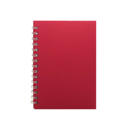 A5 Portrait, Eco Red Notebook by Pink Pig International