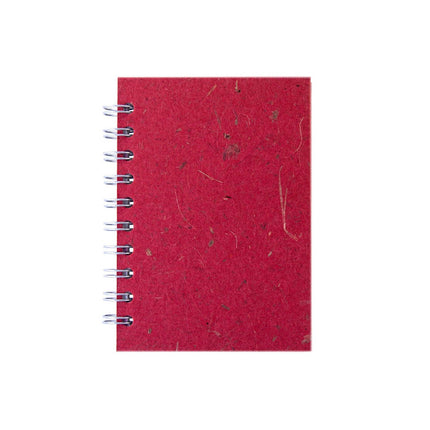 A6 Portrait, Ruby Notebook by Pink Pig International