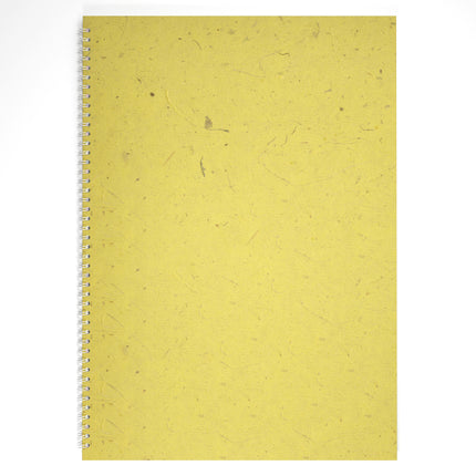 A2 Portrait Black Card Portfolio Book, Wild-Yellow