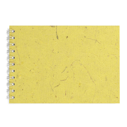 A5 Landscape Watercolour Sketchbook, Wild Yellow