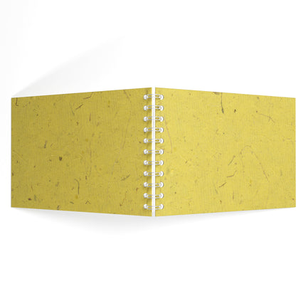 A5 Landscape Watercolour Sketchbook, Wild Yellow