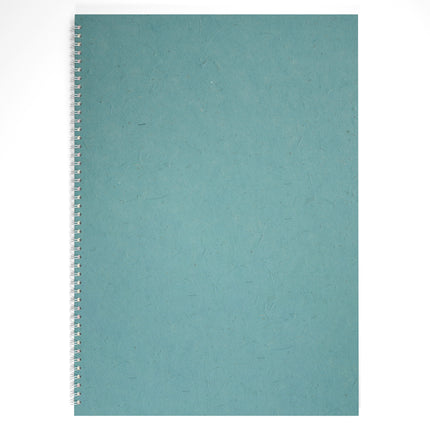 A2 Portrait Black Card Portfolio Book, Turquoise