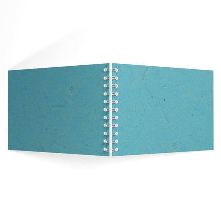 A5 Landscape Watercolour Sketchbook, Sky Blue