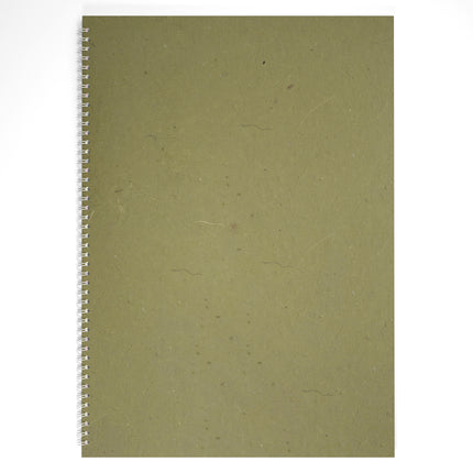 A2 Portrait Black Card Portfolio Book, Burlap