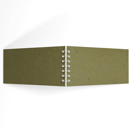 8x4 Landscape Sketchbook, Burlap