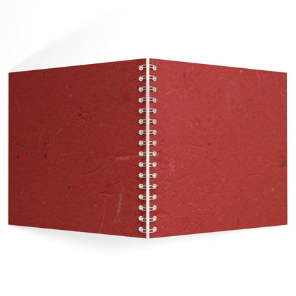 8x8 Square Ameleie Watercolour book, Burgundy