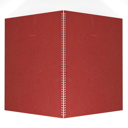 A2 Portrait Black Card Portfolio Book, Burgundy