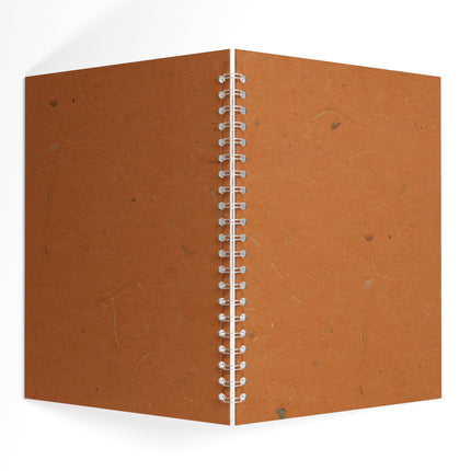 A4 Portrait Watercolour Sketchbook, Hazelnut