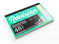 48 Card Assorted Colour Lined Pad