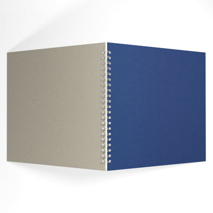 11x11 Square Sketchbook, Eco Blue