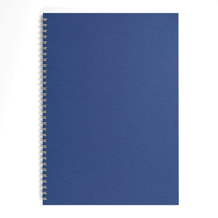 A3 Portrait Black Card Portfolio Book, Eco Blue