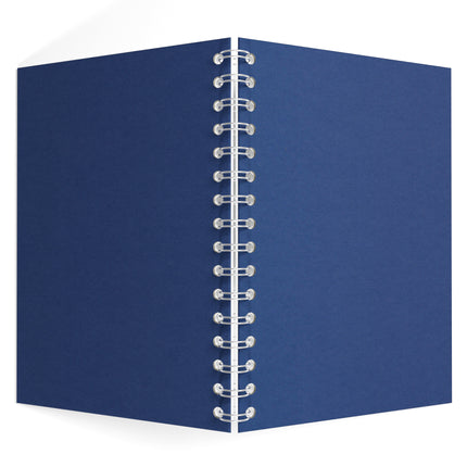 A5 Portrait Watercolour Sketchbook, Eco Blue