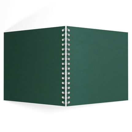 8x8 Square Ameleie Watercolour book, Eco Green