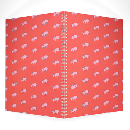 A3 Portrait Sketchbook, Rooster Red