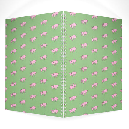 A3 Portrait Sketchbook, Meadow Green
