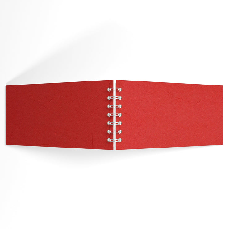 8x4 Landscape Sketchbook, Red