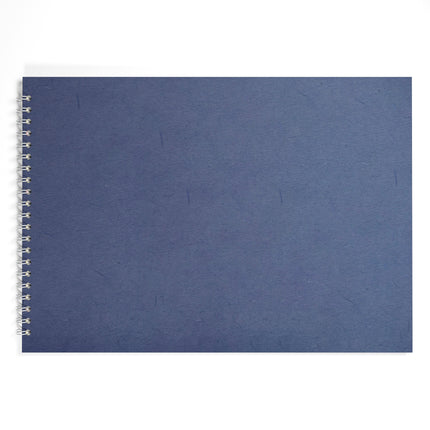 A3 Landscape Sketchbook, Royal Blue