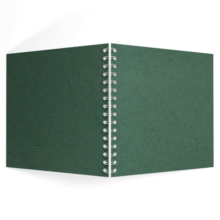 8x8 Square Ameleie Watercolour book, Dark Green