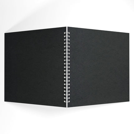 11x11 Square Ameleie Watercolour book, Black