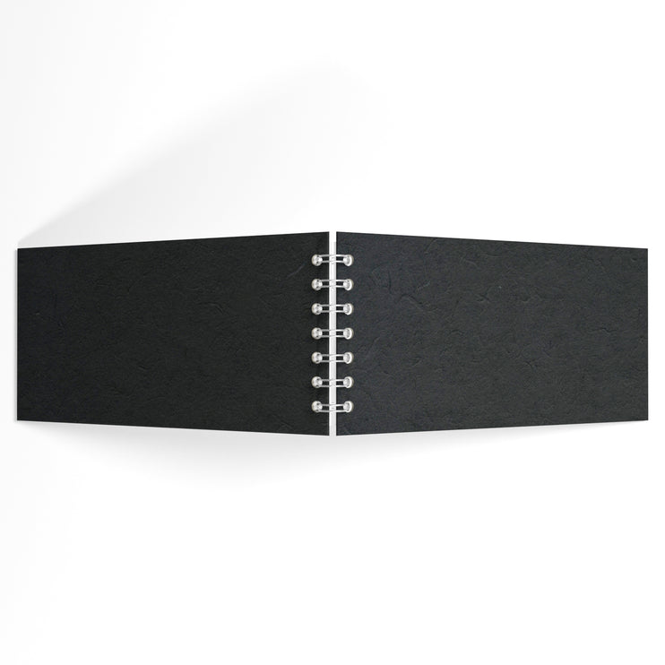 8x4 Landscape Sketchbook, Black