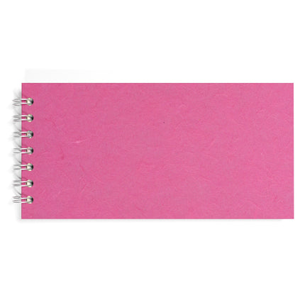 8x4 Landscape Sketchbook, Bright Pink