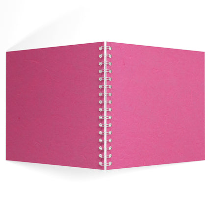 8x8 Square Ameleie Watercolour book, Bright Pink