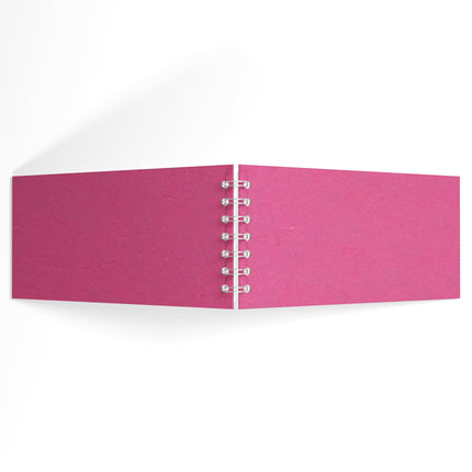 8x4 Landscape Sketchbook, Bright Pink