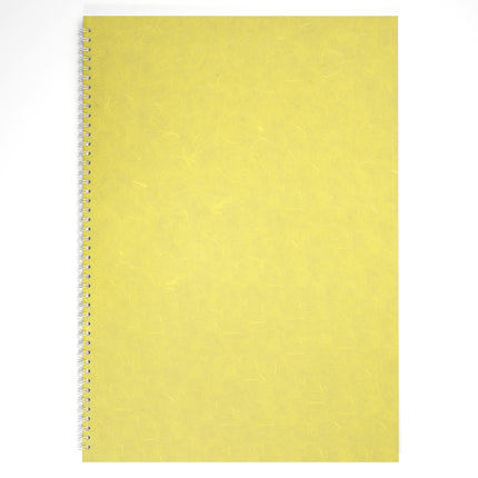 A2 Portrait Black Card Portfolio Book, Yellow
