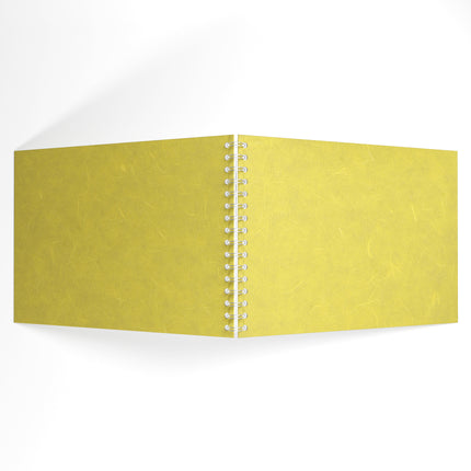 A4 Landscape Sketchbook, Yellow