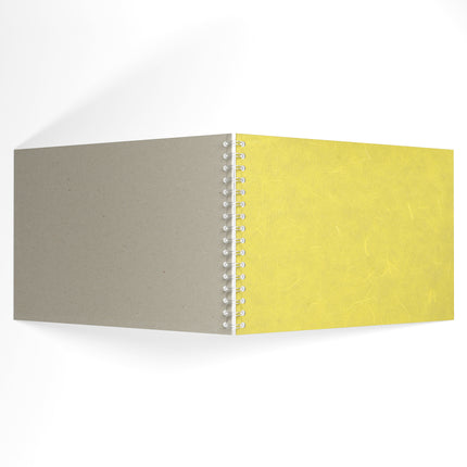 A4 Landscape Sketchbook, Yellow