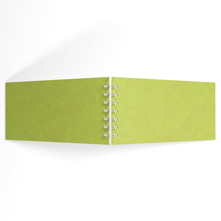8x4 Landscape Sketchbook, Lime Green